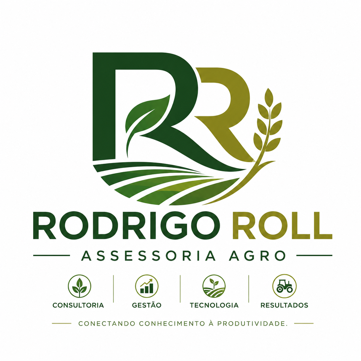 Logotipo Rodrigo Roll — Assessoria Agro